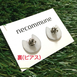 【necommune】ねこイヤリング/ピアス 4枚目の画像