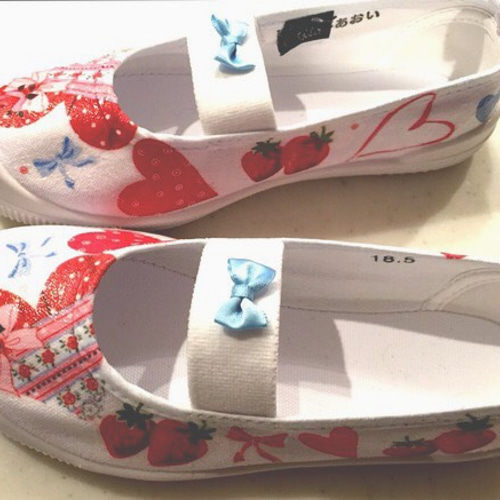 オーダー用♥上履きデコパージュ 1_345674d9f45b9392a434f8a7a52c