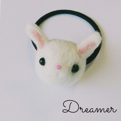 新作現品限り】350円 ヘアゴム うさぎ ハート ベアくるみボタン38mm