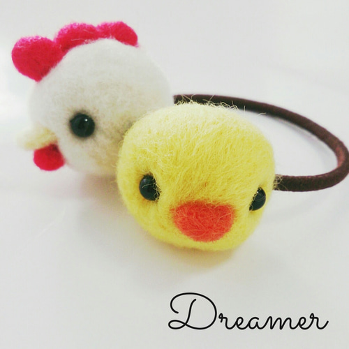 にわとりさん ひよこさん 親子ヘアゴム ヘアゴム りー 通販 3120974