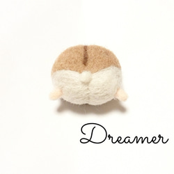 ハムスター ハムケツ 羊毛フェルト マグネット 羊毛フェルト りー 通販