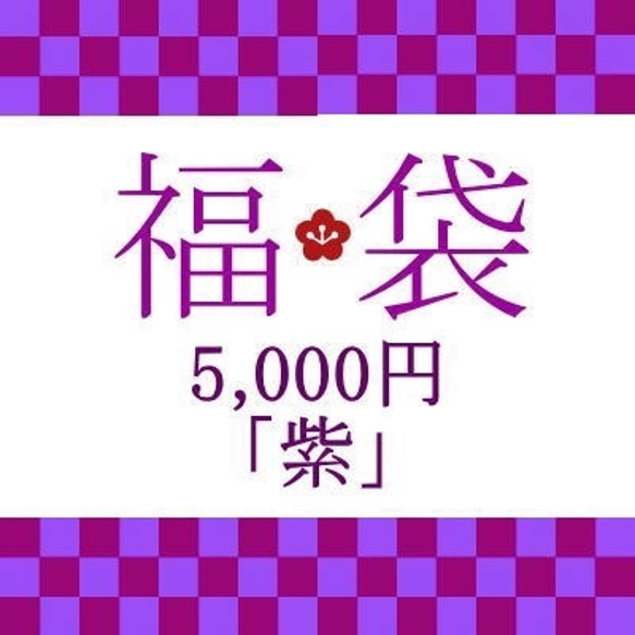 新春特別企画！福袋 5,000円「ライトパープル」招福アイテム 1枚目の画像