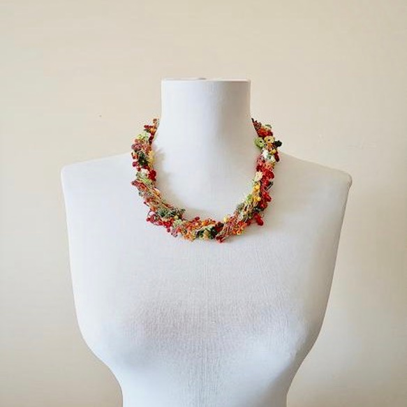 Bijoux Embroidery Necklace Flower Jewel 春天 第4張的照片