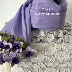 棉繡花薰衣草和紫色 第3張的照片