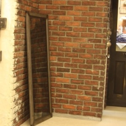 アイアン アンティーク加工ミラー（ラージサイズ） IRON ANTIQUE