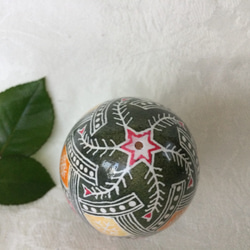 イースターエッグ(PYSANKY)  本物の卵です(๑˃̵ᴗ˂̵) 3枚目の画像