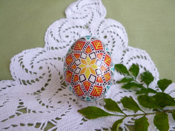 イースターエッグ(PYSANKY)　待ち遠しい春に٩( ᐛ )و 1枚目の画像