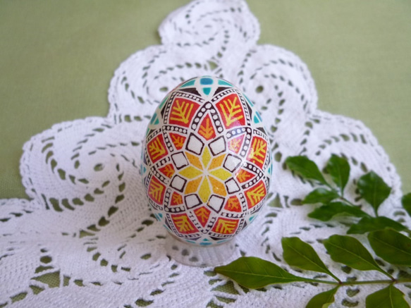 イースターエッグ(PYSANKY)　待ち遠しい春に٩( ᐛ )و 5枚目の画像