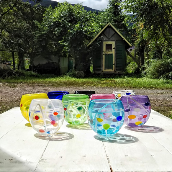 ヨーヨーグラス ＊ご注文前に在庫があるか『質問』でお尋ねください 7枚目の画像