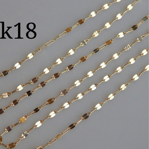 k18◆エクレアチェーン ブレスレット 楽天市場】エクレアチェーン 0.3 ブレスレット K18 18金 18K K10