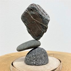 「マルタ座」 かませ石セット（シラカバ）[m11-0901c] 4枚目の画像