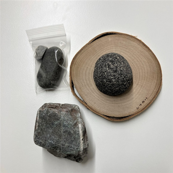 「マルタ座」 かませ石セット（シラカバ）[m11-0901c] 6枚目の画像