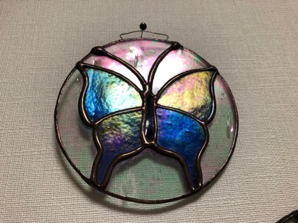 モルフォ蝶風　パープル・ブルー　蝶々　バタフライ　タペストリー　壁掛け 4,745円