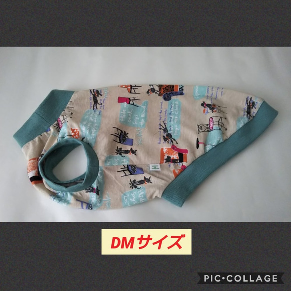 犬服　英字と犬　DMサイズ 1枚目の画像