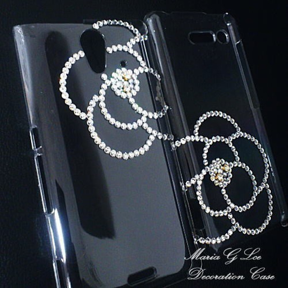 [mariaglace] BIG Camellia Luxury Stone Galaxy S20 手機殼 SC-51A SCG 第2張的照片