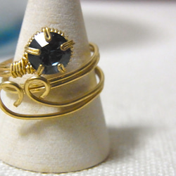 デニムブルースワロの指輪 1枚目の画像