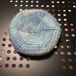 キラキラかわいいビーズのがま口 グリーン がま口 ルミワールド 通販