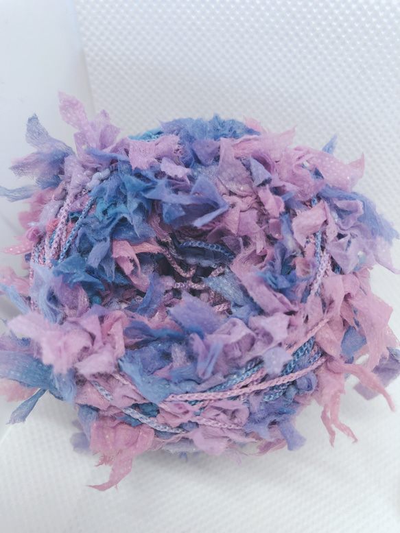 素材糸　引き揃え糸　リーフィーモール② neiro＊nanairo 3枚目の画像