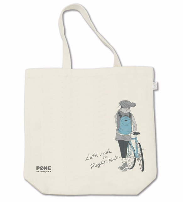 bicycle Girl　トートバッグ        