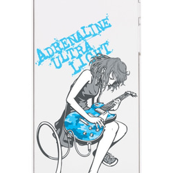 スマホケース　GuitarGirlCamouflage 1枚目の画像