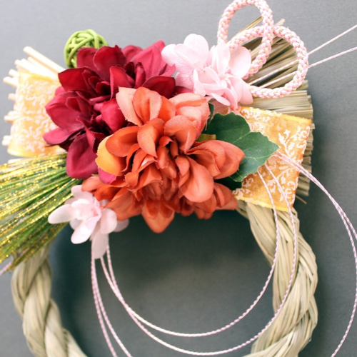 お正月飾り しめ縄リース2018 no.3 しめ縄・しめ飾り ChouChou Rose