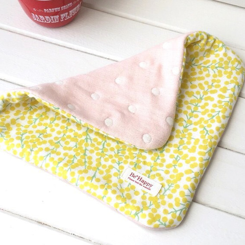 【ラッピング不可】 22cm】ෆ⃛8重ガーゼハンカチ*handmade*ふゎとろ♪ その他雑貨 手提げ・レッスンバッグ・入園グッズ