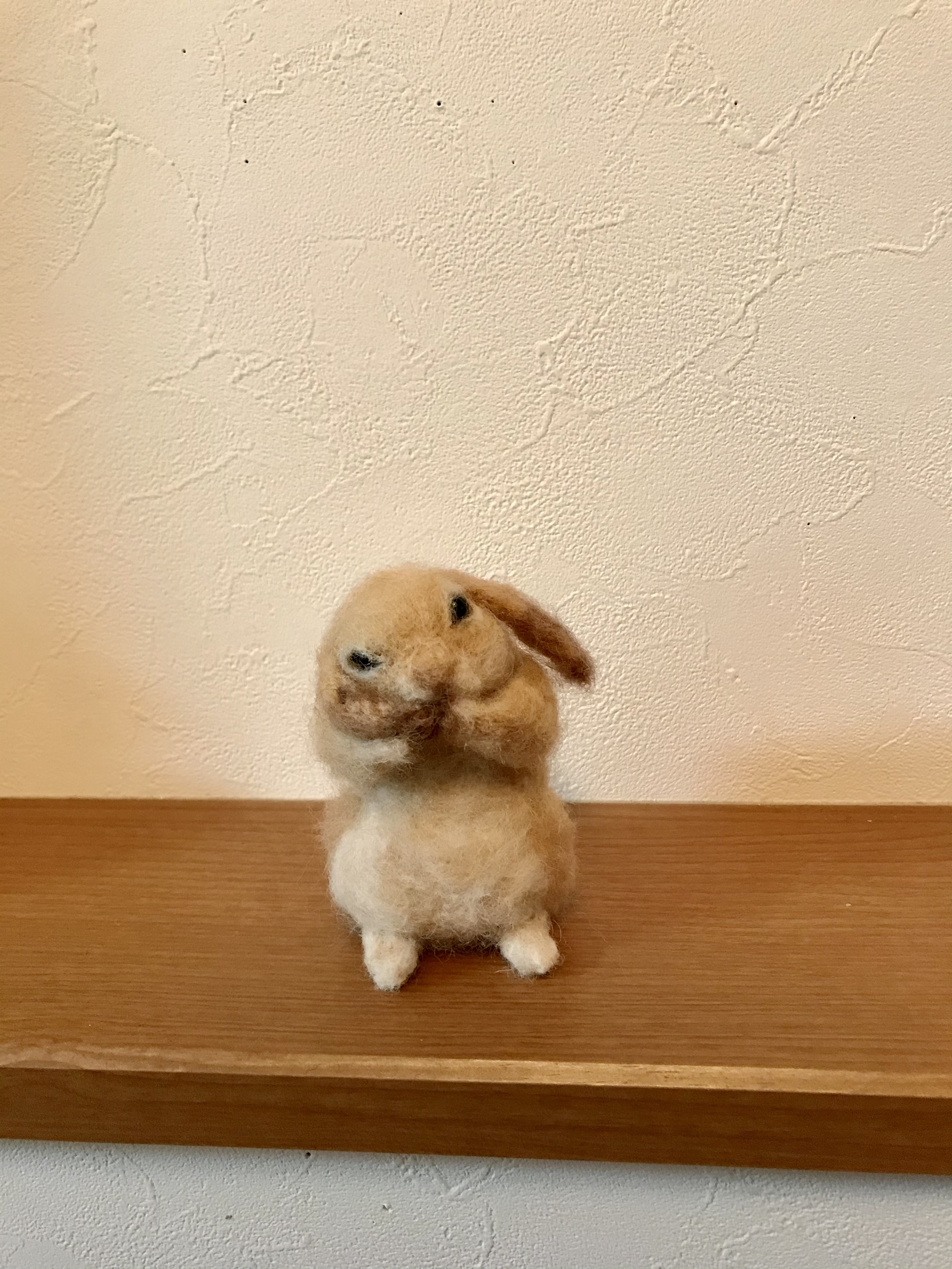 羊毛フェルト☆縫いぐるみʕ•ᴥ•ʔ垂れ耳うさぎ♡しましまねこ ぬ 羊毛フェルト☆縫いぐるみʕ•ᴥ•ʔ垂れ耳うさぎ♡しましまねこ ぬ