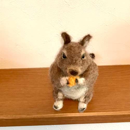 デグー 羊毛フェルト よっちみかん 通販｜Creema(クリーマ) 11664677