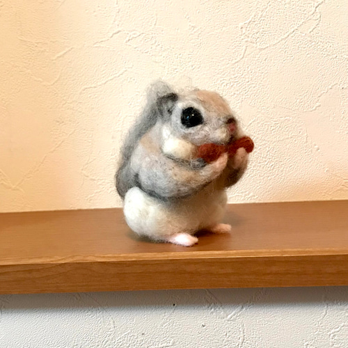 エゾモモンガ 羊毛フェルト よっちみかん 通販 11751401｜Creema(クリーマ)