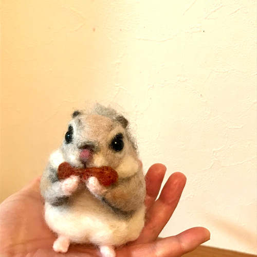 羊毛フェルト　エゾモモンガ 羊毛フェルト エゾモモンガちゃん 1個 羊毛フェルト söpöla(そぽ