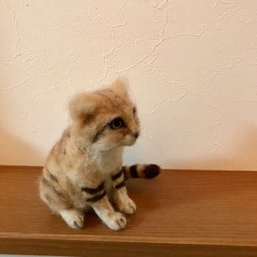 スナネコ 羊毛フェルト よっちみかん 通販｜Creema(クリーマ