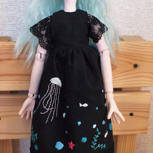 sold うめ 約25cm 創作人形 人形作家 yurimichinobuko梅花