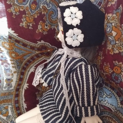 創作ドール　可動式ボディ　アルパカちゃん　編みぐるみ　人形 創作ドール 可動式ボディ アルパカちゃん 編みぐるみ 人形