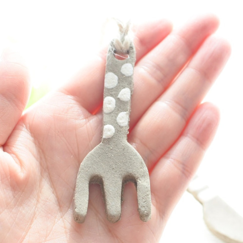 カトラリーの陶器ガーランド（灰色） ガーランド uracoro 通販 3990528