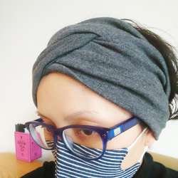 Tubitino Turban <Rose> (頭が痛くならないヘアバンド) 3枚目の画像