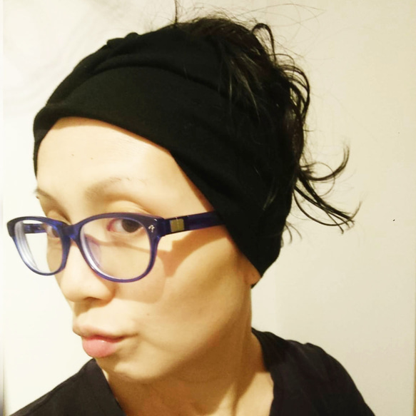 Tubitino Turban <Green> (頭が痛くならないヘアバンド) 2枚目の画像