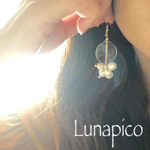 1004】☆Perl series☆ clearparts &Perlピアス ピアス