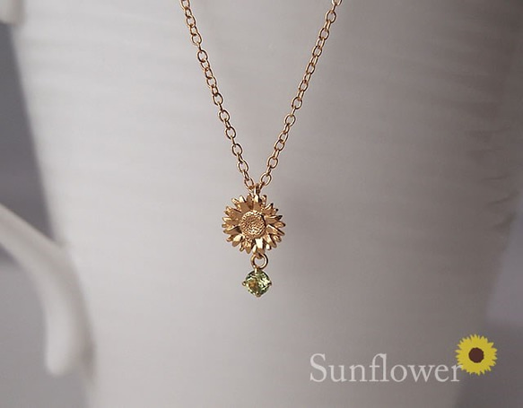 向日葵☆夏の花☆ひまわりのペンダント ネックレス ネックレス 向日葵☆夏の花☆ひまわりのペンダント ネックレス ネックレス