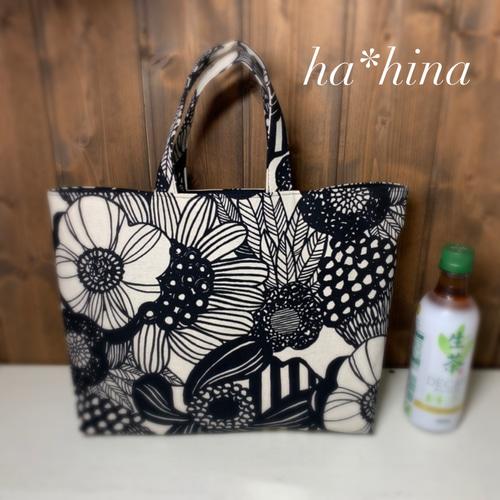 【はな＊ひま】ハンドメイドトートバッグ トートバック トートバッグ ha✴︎hina 通販 11234524｜Creema