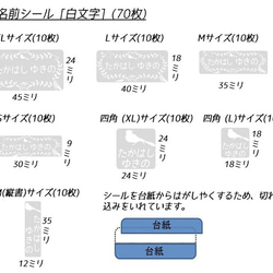 小鳥のお名前シールとアイロンシール★入園&入学準備フルセット(202枚) 4枚目の画像