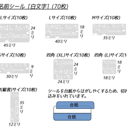 飛行機のお名前シールとアイロンシール★入園&入学準備フルセット(202枚) 4枚目の画像