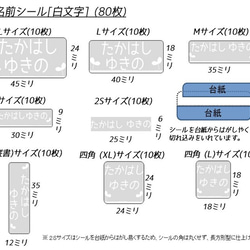 モノクロにこだわった双葉のお名前シール(160枚入) 4枚目の画像