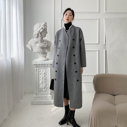 アルパカWOOL100%　メイドインボリビア　ロングコート アルパカWOOL100% メイドインボリビア ロングコート ウール100