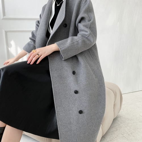 つぐちゃん一点物❀オーダーメイドカシミヤロングコート つぐちゃん様専用一点物❀オーダーメイドカシミヤロングコート