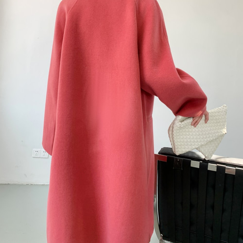 全14色】【ウール100％】 リバーシブル生地 手縫い コート☆オーダー