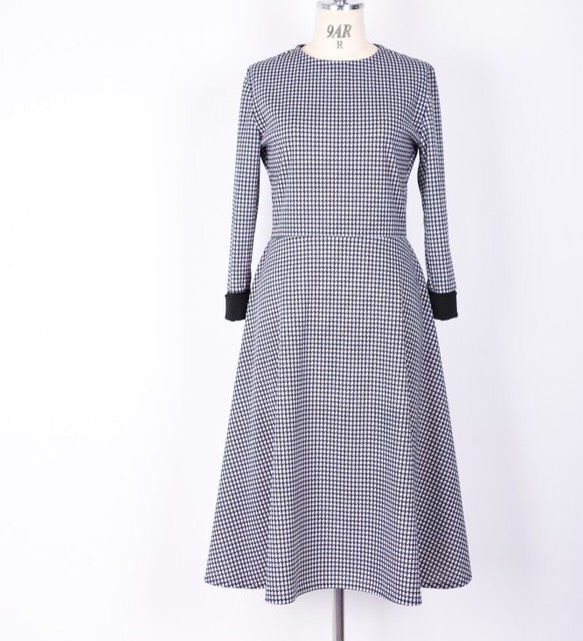 オーダーサイズ　フォーマル　フレア　ワンピース