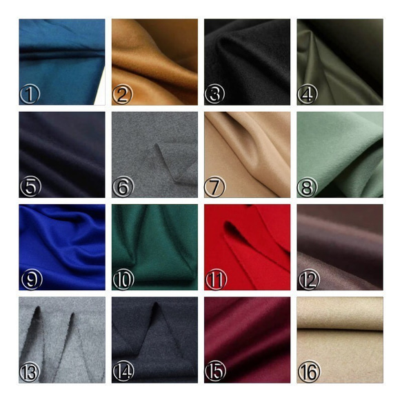16色　手縫い　ウール　リバーシブル生地　ゆったり　コート☆オーダーメイド可 5枚目の画像