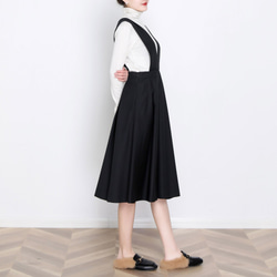 16色展開 ベルトリボン付きジャンパースカート☆オーダーメイド可 3枚目の画像