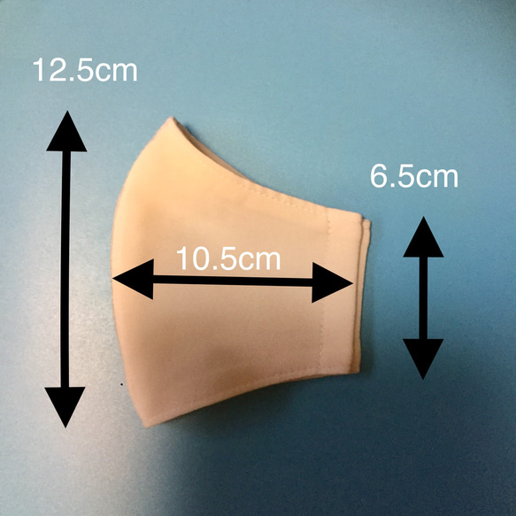 【Sophia様オーダー作品】【受注生産】リネンとシルクの立体マスク【冬マスク】【お肌にやさしい】 9枚目の画像