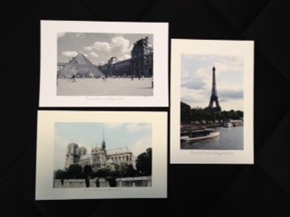 パリ　ポストカード 1枚目の画像